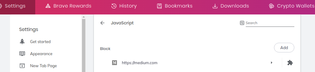 Add https://medium.com to the list of blocked sites in the Javascript settings of your browser.